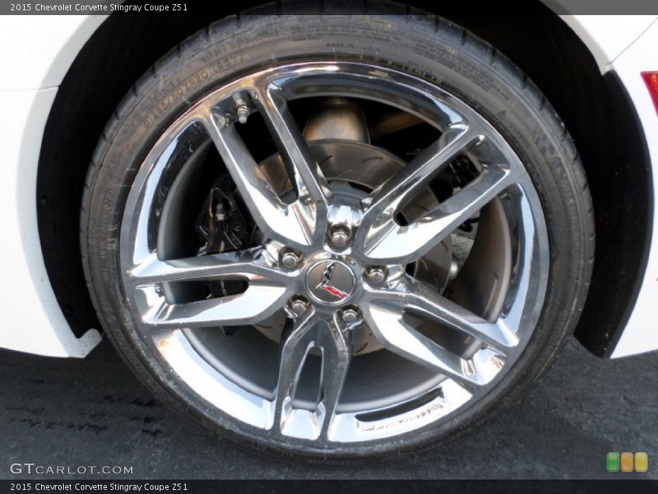 2015 Chevrolet Corvette Stingray Coupe Z51 Wheel and Tire Photo #102000623