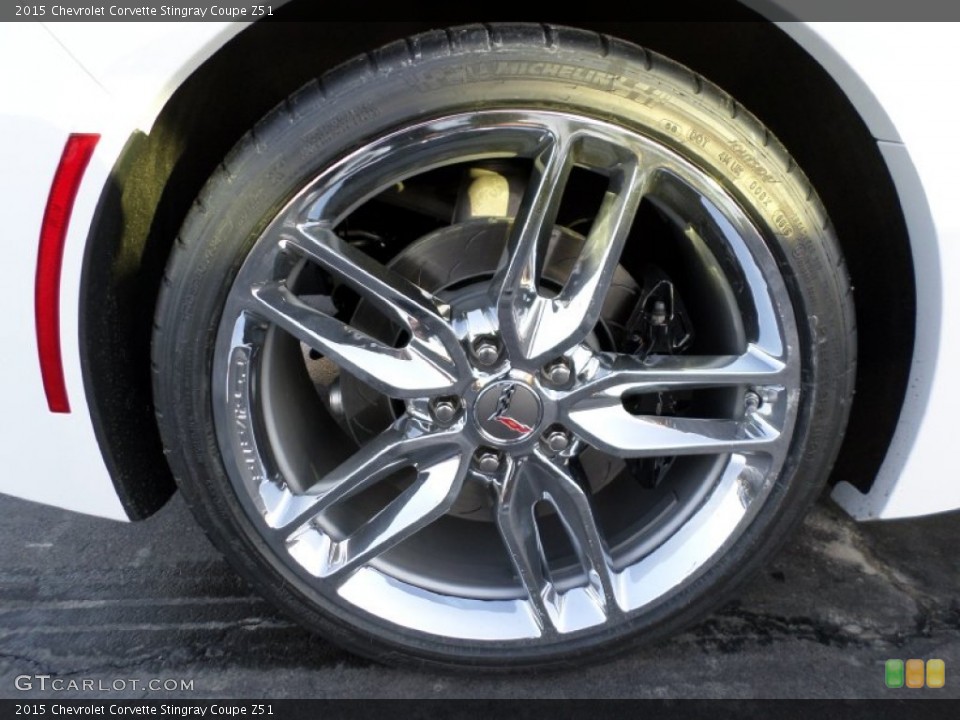2015 Chevrolet Corvette Stingray Coupe Z51 Wheel and Tire Photo #102000695