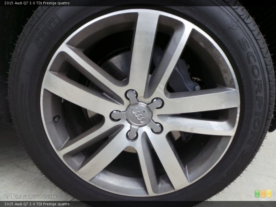 2015 Audi Q7 3.0 TDI Prestige quattro Wheel and Tire Photo #102003050