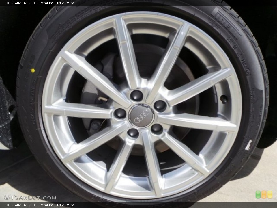2015 Audi A4 2.0T Premium Plus quattro Wheel and Tire Photo #102030245