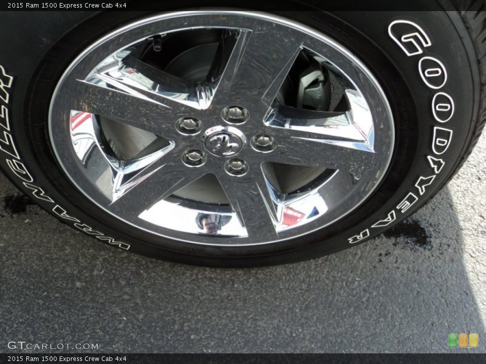 2015 Ram 1500 Express Crew Cab 4x4 Wheel and Tire Photo #102059718