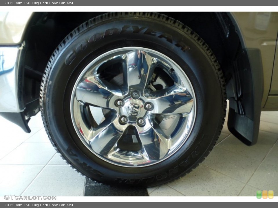 2015 Ram 1500 Big Horn Crew Cab 4x4 Wheel and Tire Photo #102063990