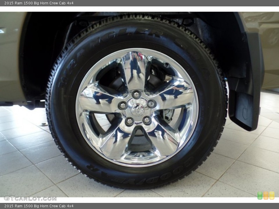 2015 Ram 1500 Big Horn Crew Cab 4x4 Wheel and Tire Photo #102064012