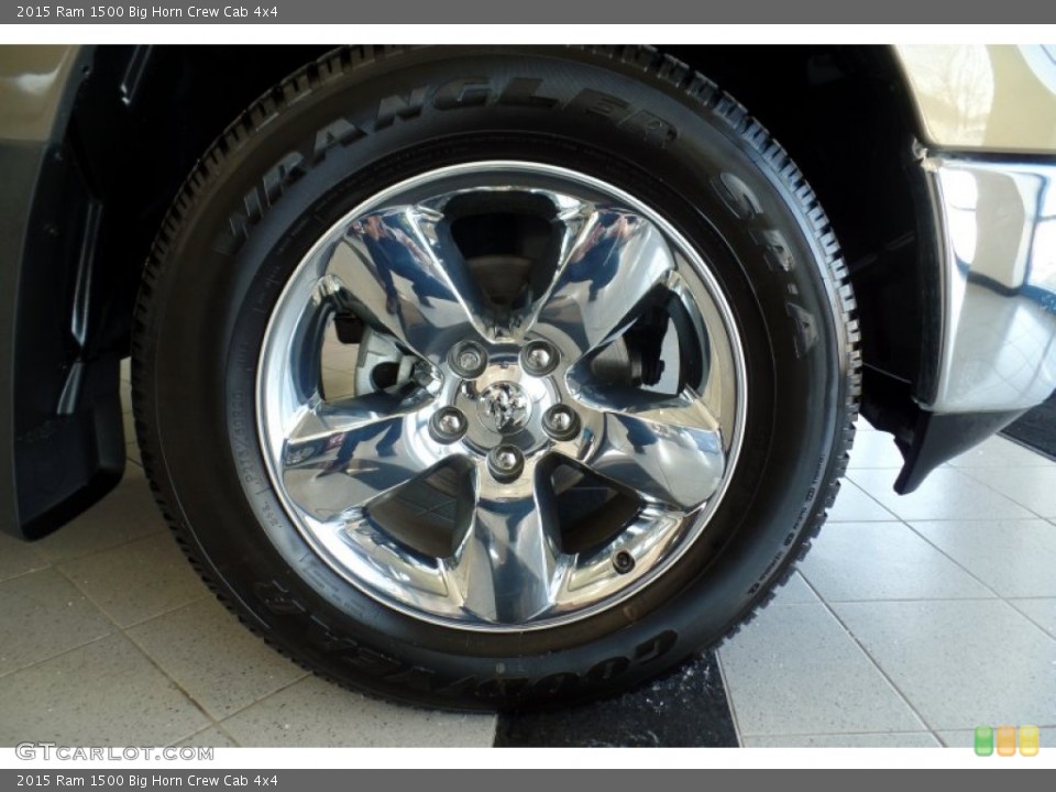 2015 Ram 1500 Big Horn Crew Cab 4x4 Wheel and Tire Photo #102064053