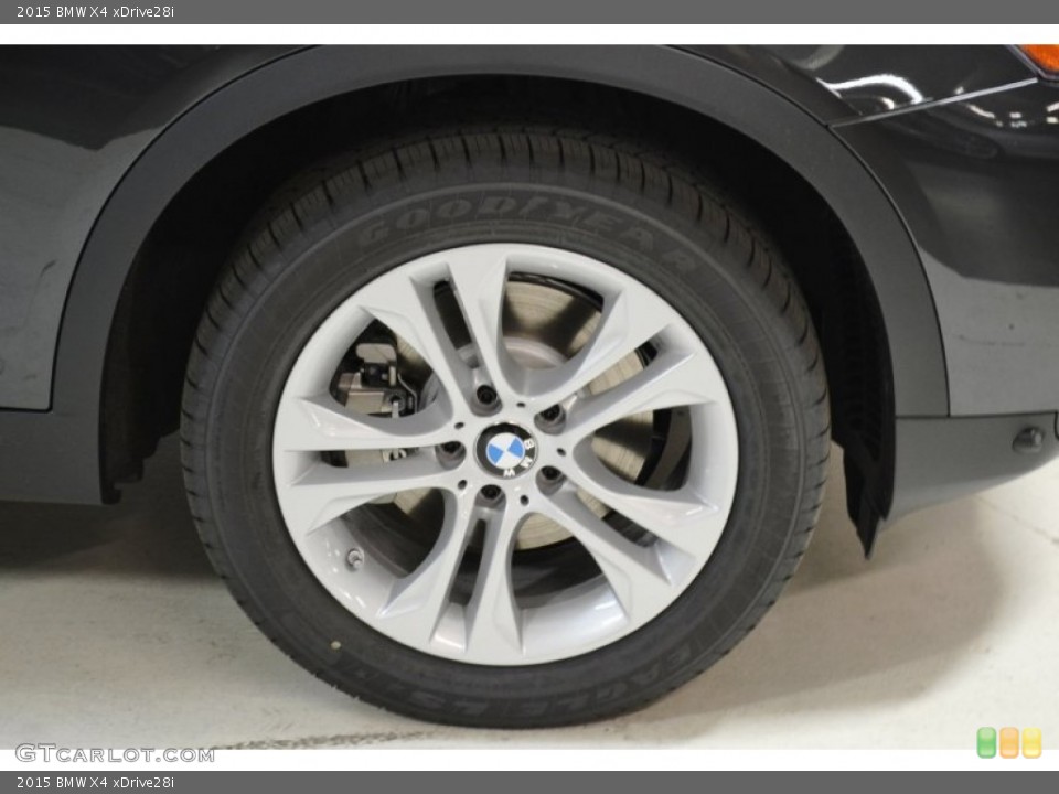 2015 BMW X4 xDrive28i Wheel and Tire Photo #102090507
