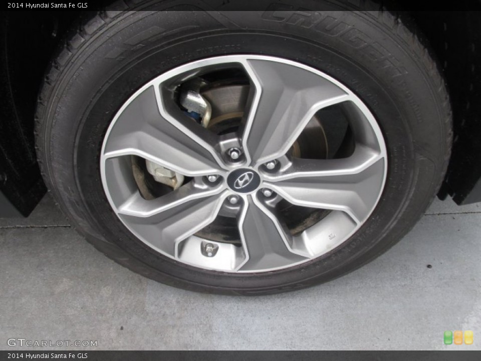 2014 Hyundai Santa Fe GLS Wheel and Tire Photo #102098526