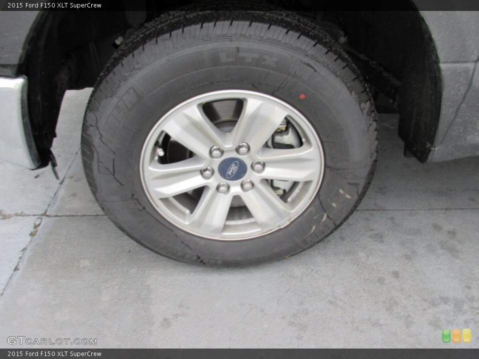 2015 Ford F150 XLT SuperCrew Wheel and Tire Photo #102103740