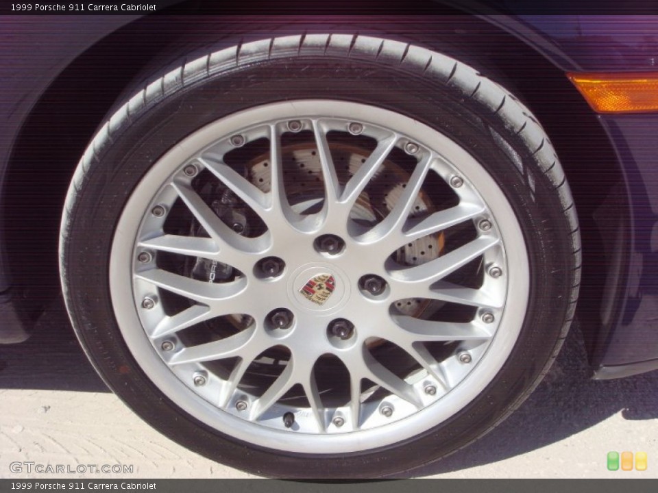 1999 Porsche 911 Carrera Cabriolet Wheel and Tire Photo #102109491