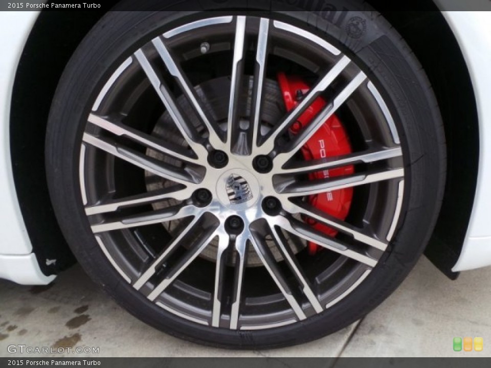 2015 Porsche Panamera Turbo Wheel and Tire Photo #102137055