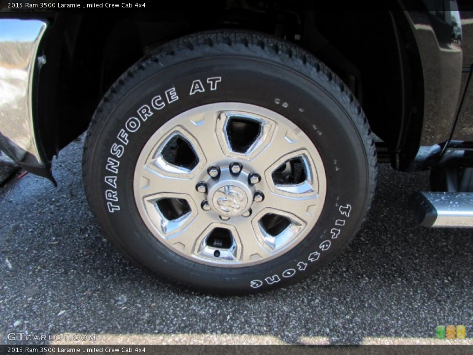 2015 Ram 3500 Laramie Limited Crew Cab 4x4 Wheel and Tire Photo #102141018