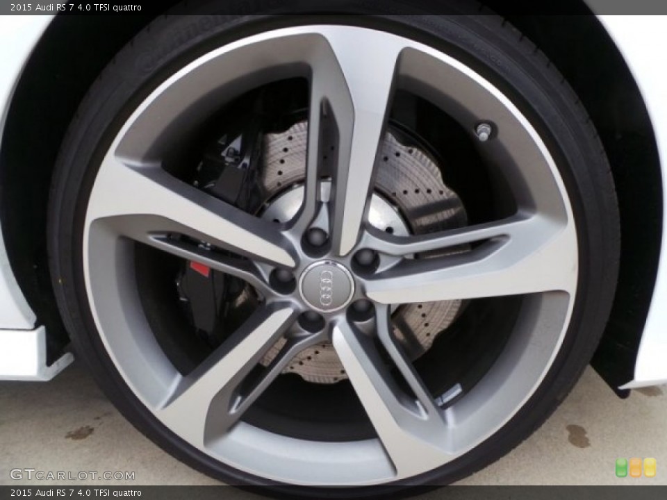 2015 Audi RS 7 4.0 TFSI quattro Wheel and Tire Photo #102157925