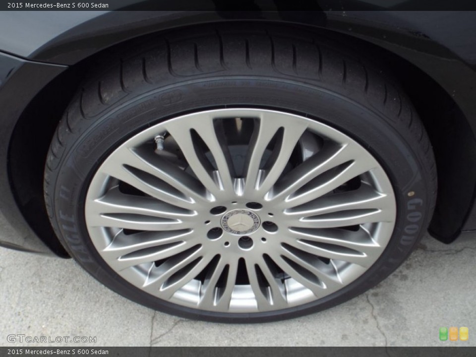2015 Mercedes-Benz S 600 Sedan Wheel and Tire Photo #102161753