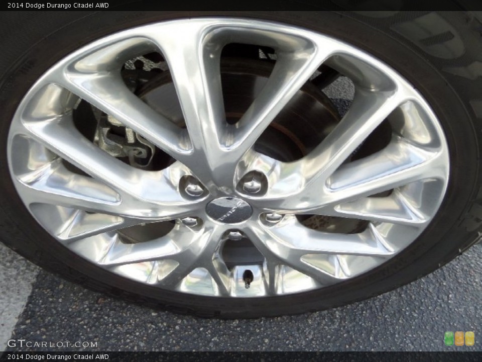 2014 Dodge Durango Citadel AWD Wheel and Tire Photo #102165617