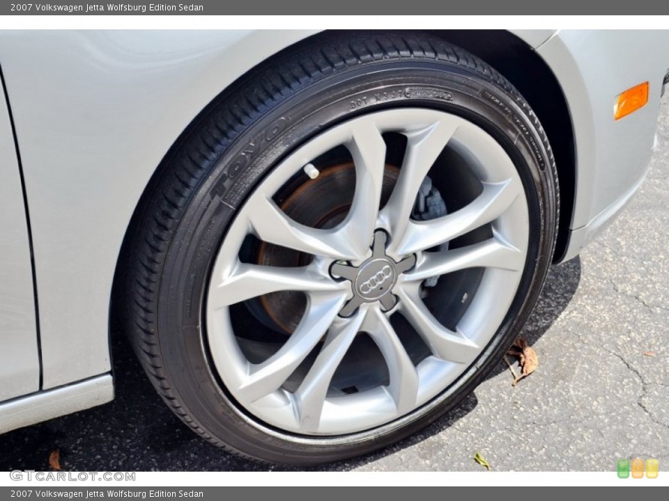 2007 Volkswagen Jetta Wolfsburg Edition Sedan Wheel and Tire Photo #102176537