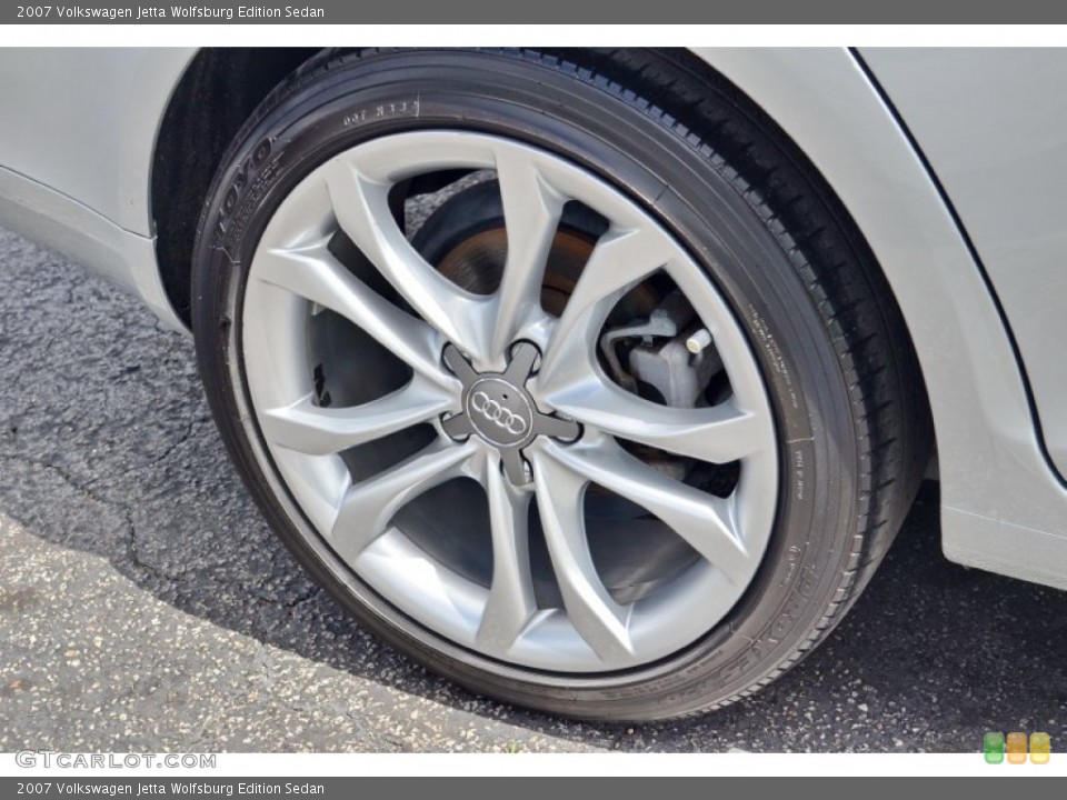 2007 Volkswagen Jetta Wolfsburg Edition Sedan Wheel and Tire Photo #102176573