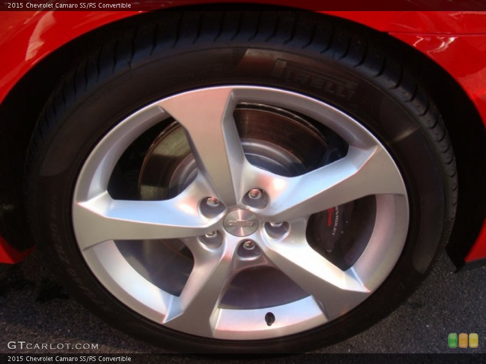 2015 Chevrolet Camaro SS/RS Convertible Wheel and Tire Photo #102178787