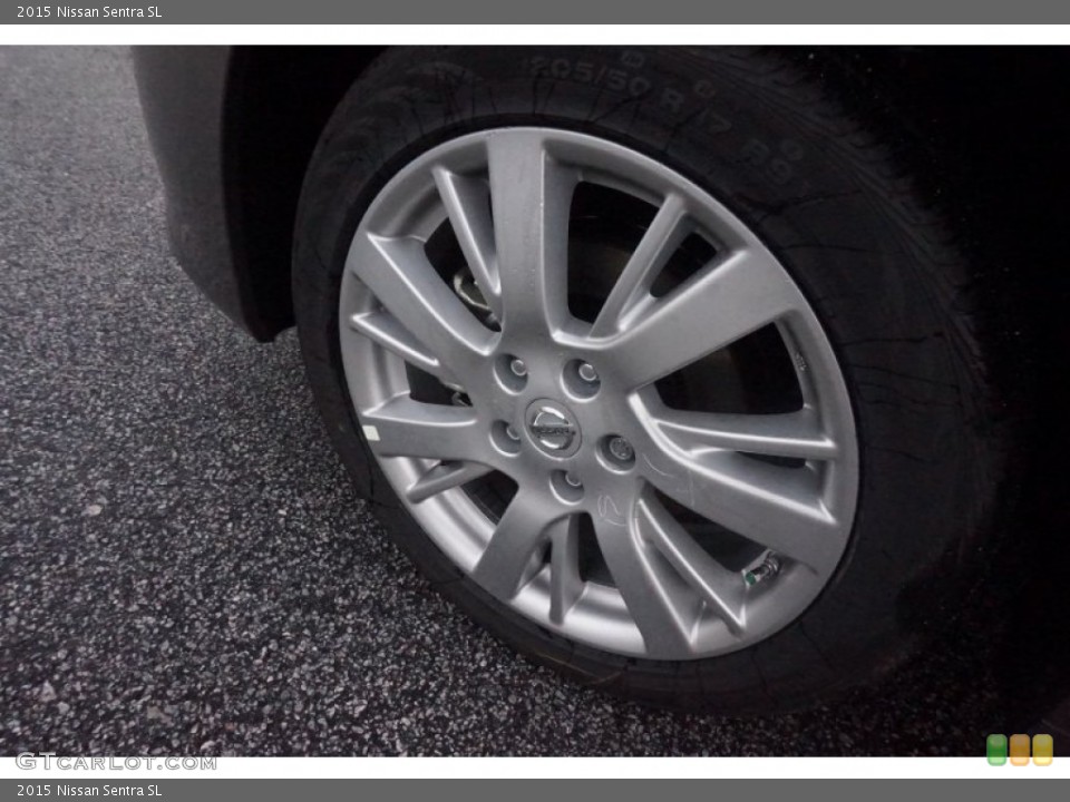 2015 Nissan Sentra SL Wheel and Tire Photo #102185567