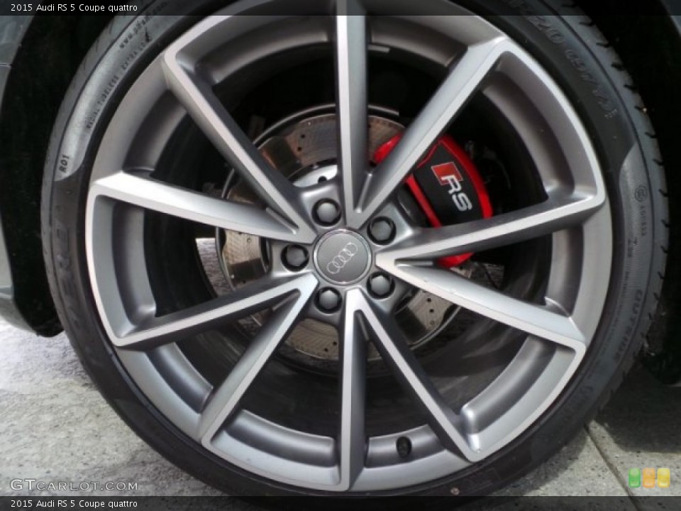 2015 Audi RS 5 Coupe quattro Wheel and Tire Photo #102218147
