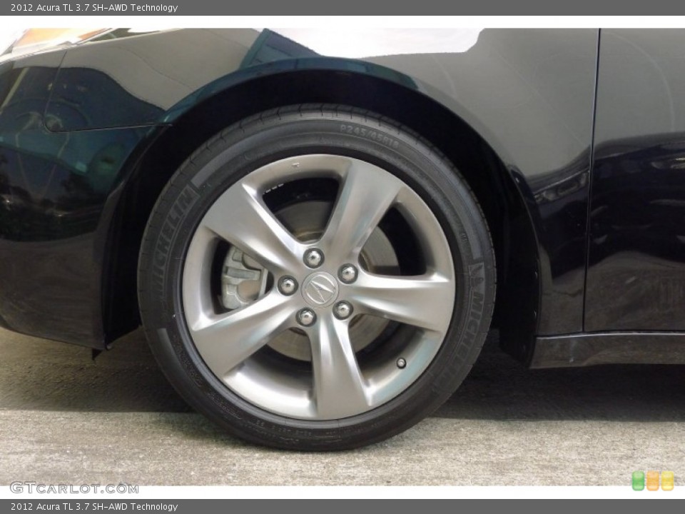 2012 Acura TL 3.7 SH-AWD Technology Wheel and Tire Photo #102219081