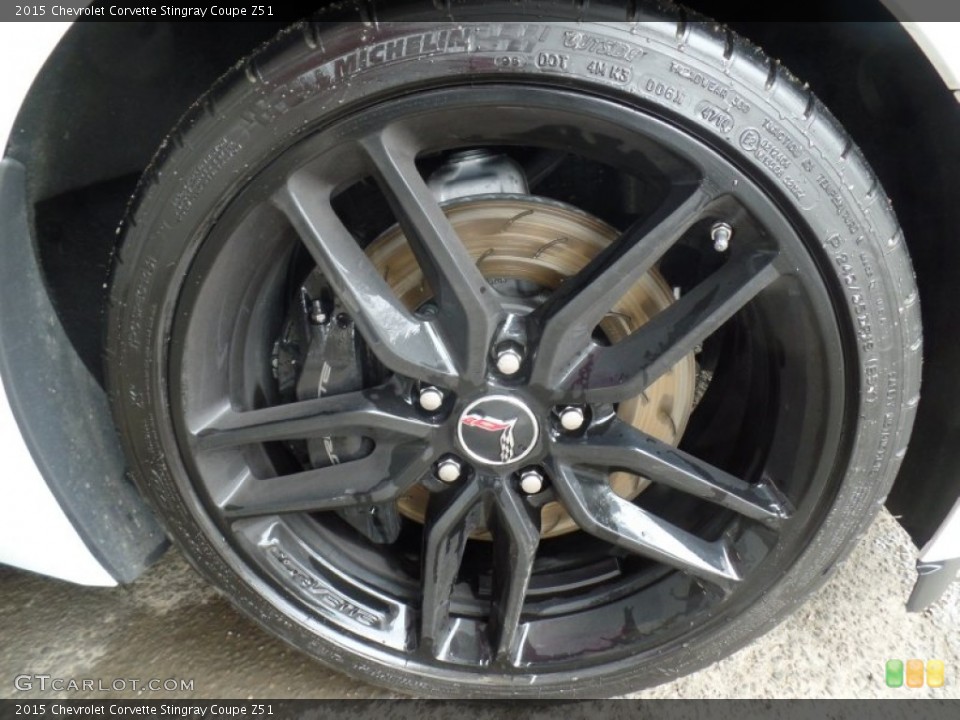 2015 Chevrolet Corvette Stingray Coupe Z51 Wheel and Tire Photo #102227206