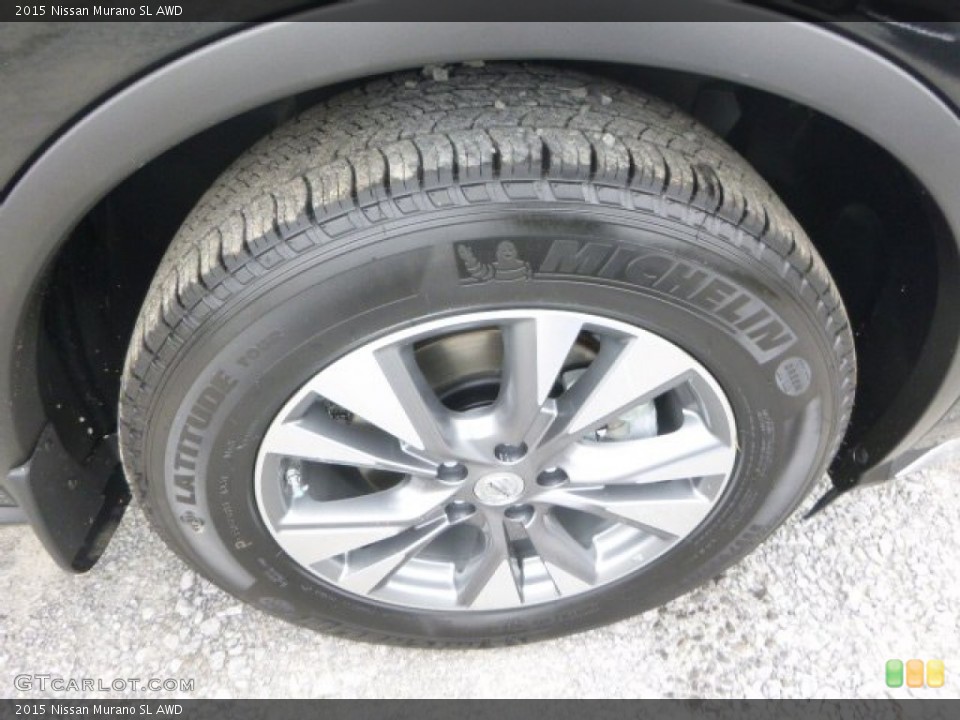 2015 Nissan Murano SL AWD Wheel and Tire Photo #102237853