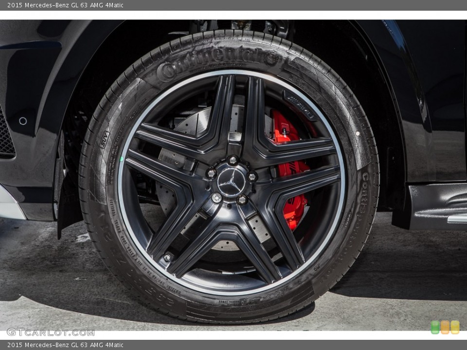 2015 Mercedes-Benz GL 63 AMG 4Matic Wheel and Tire Photo #102240403