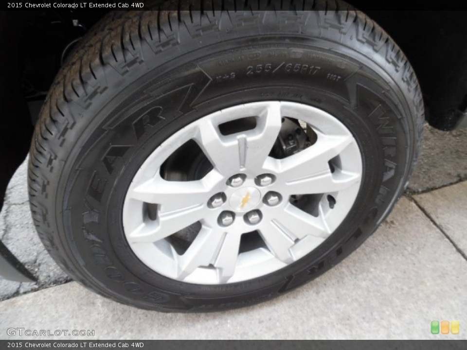 2015 Chevrolet Colorado LT Extended Cab 4WD Wheel and Tire Photo #102242883