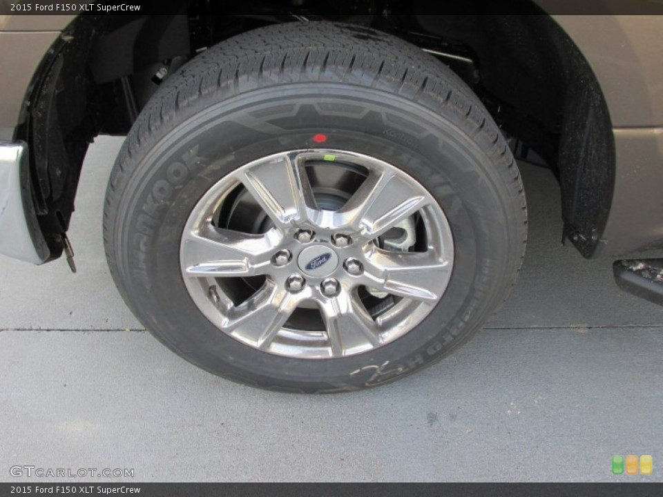 2015 Ford F150 XLT SuperCrew Wheel and Tire Photo #102244281