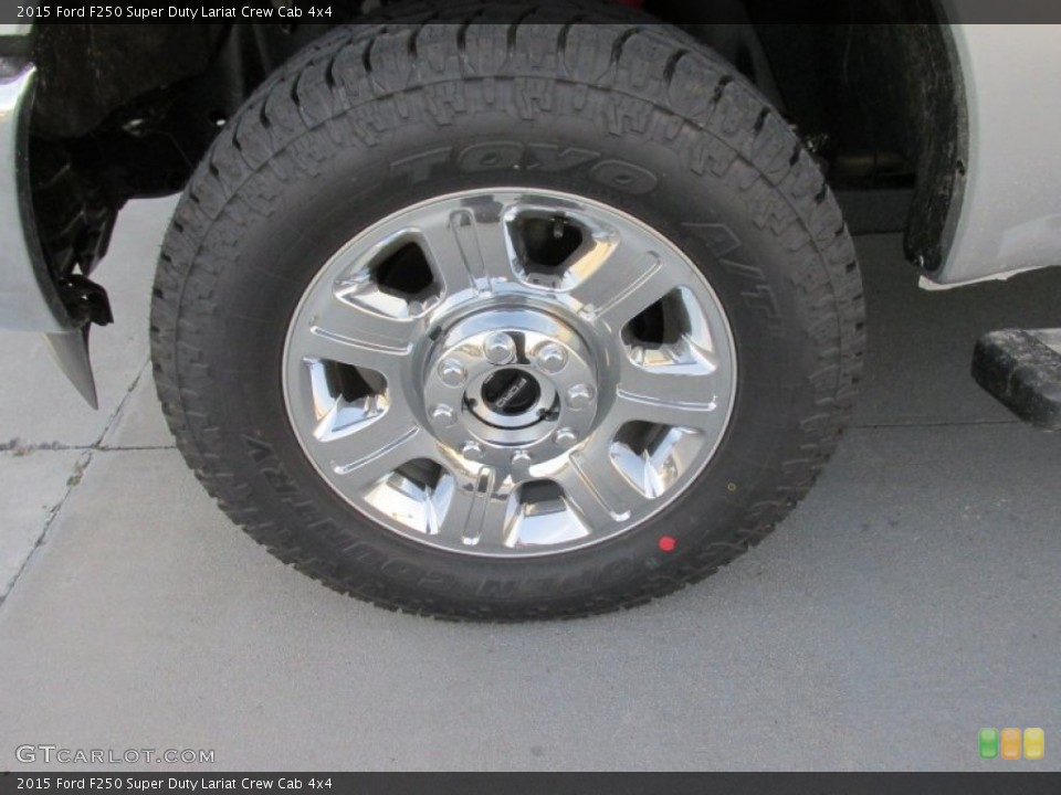 2015 Ford F250 Super Duty Lariat Crew Cab 4x4 Wheel and Tire Photo #102246939