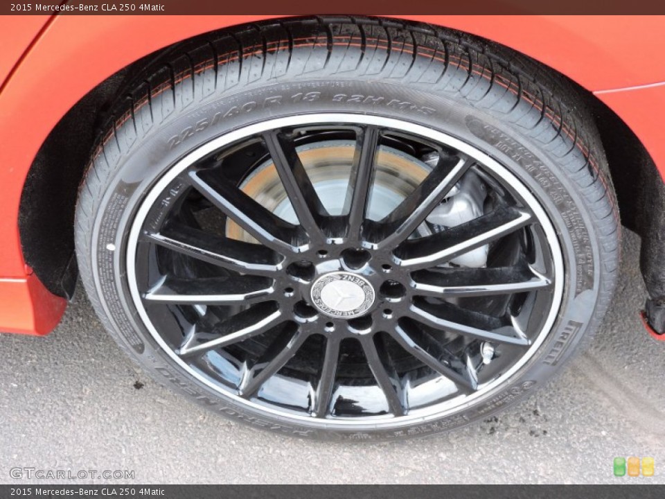 2015 Mercedes-Benz CLA 250 4Matic Wheel and Tire Photo #102248925