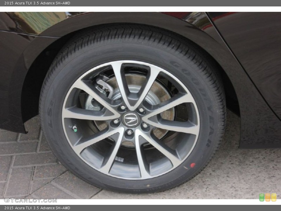 2015 Acura TLX 3.5 Advance SH-AWD Wheel and Tire Photo #102258072