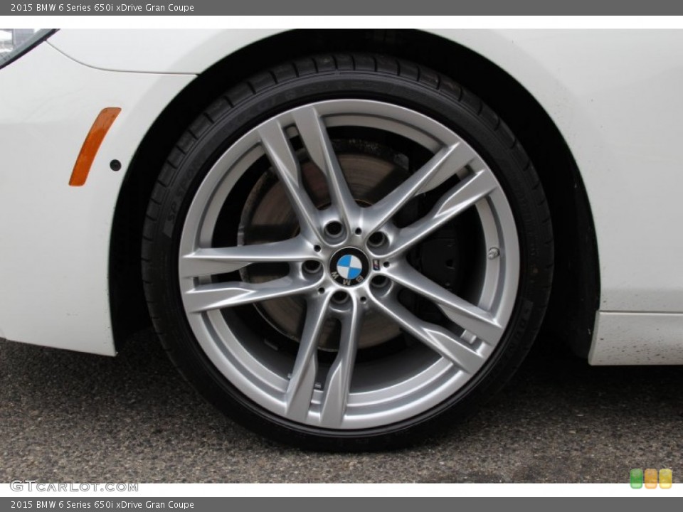2015 BMW 6 Series 650i xDrive Gran Coupe Wheel and Tire Photo #102259234