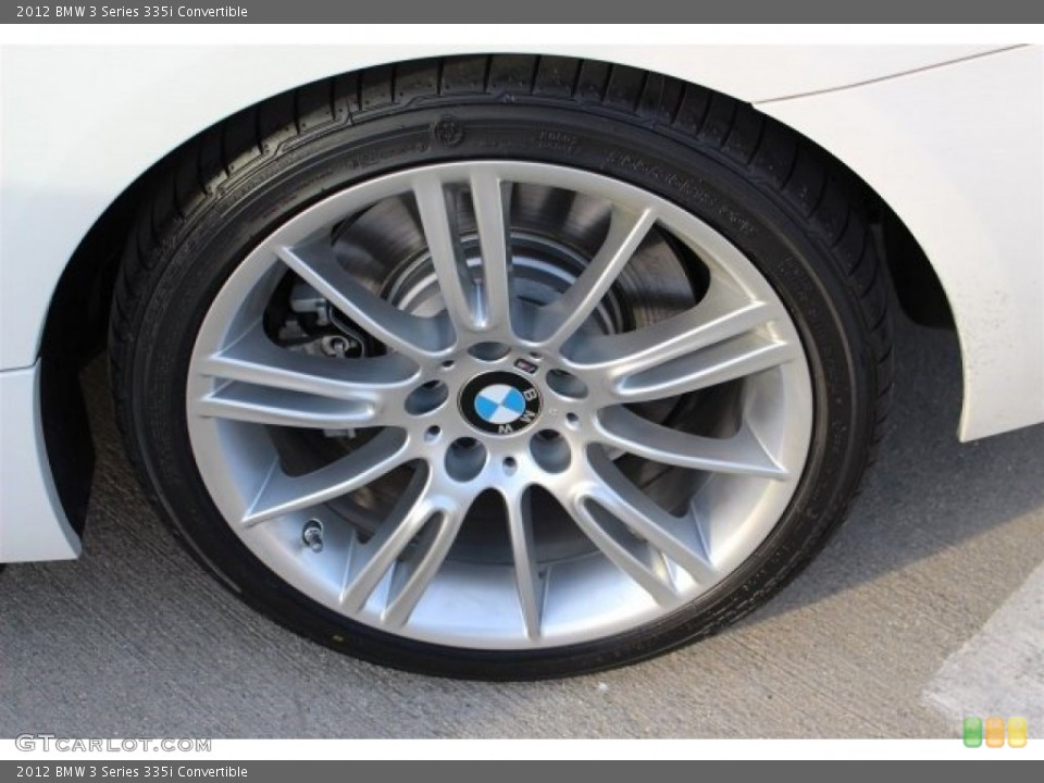 2012 BMW 3 Series 335i Convertible Wheel and Tire Photo #102281096
