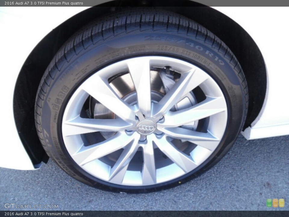 2016 Audi A7 3.0 TFSI Premium Plus quattro Wheel and Tire Photo #102312106