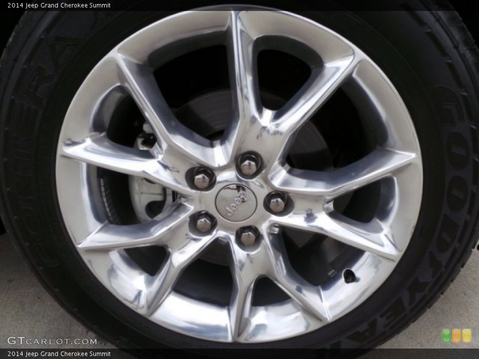 2014 Jeep Grand Cherokee Summit Wheel and Tire Photo #102317824