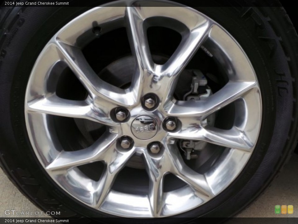 2014 Jeep Grand Cherokee Summit Wheel and Tire Photo #102317917