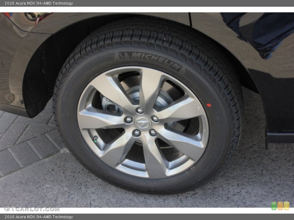 2016 Acura MDX SH-AWD Technology Wheel and Tire Photo #102338125