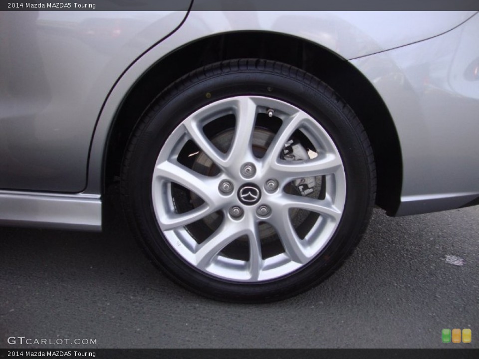 2014 Mazda MAZDA5 Touring Wheel and Tire Photo #102345644