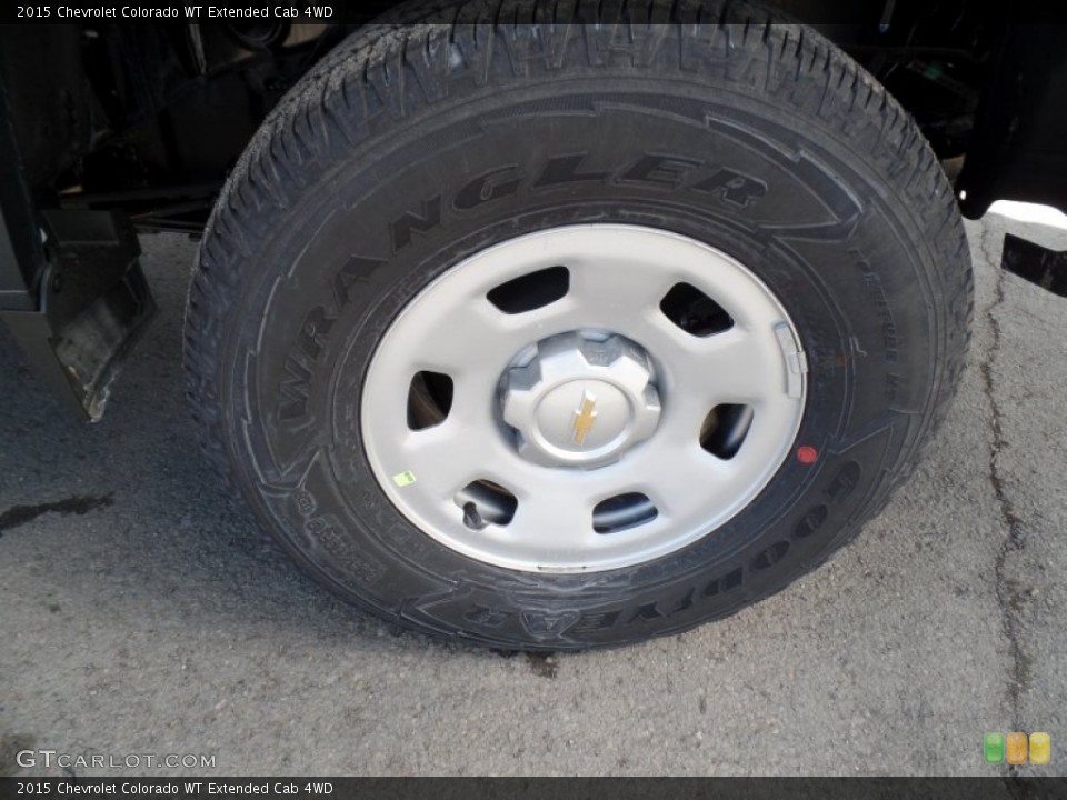 2015 Chevrolet Colorado WT Extended Cab 4WD Wheel and Tire Photo #102355784