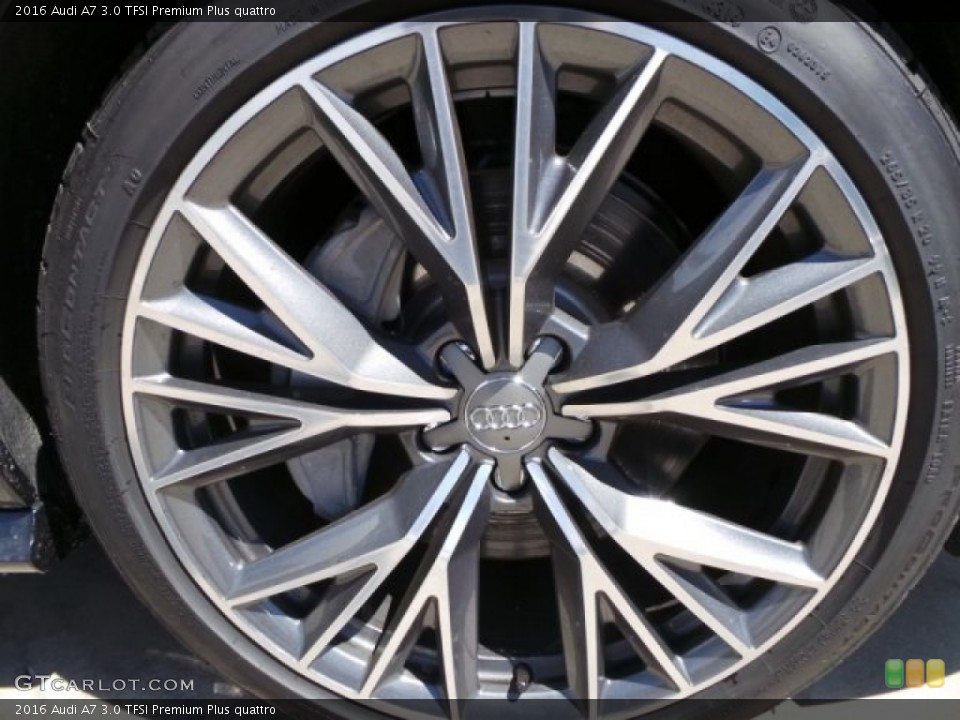 2016 Audi A7 3.0 TFSI Premium Plus quattro Wheel and Tire Photo #102376576