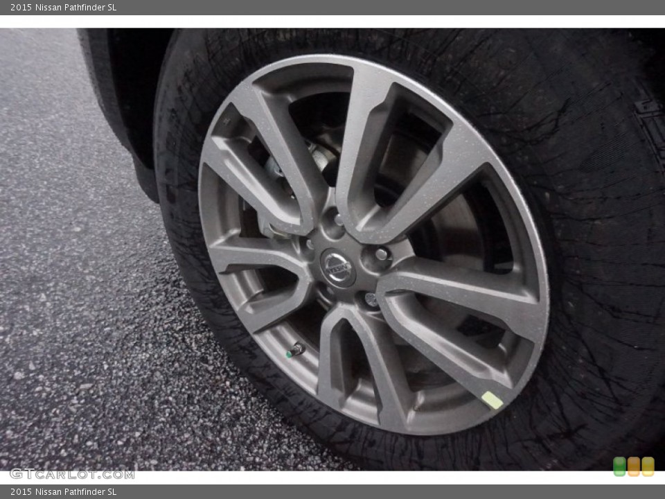 2015 Nissan Pathfinder SL Wheel and Tire Photo #102380885
