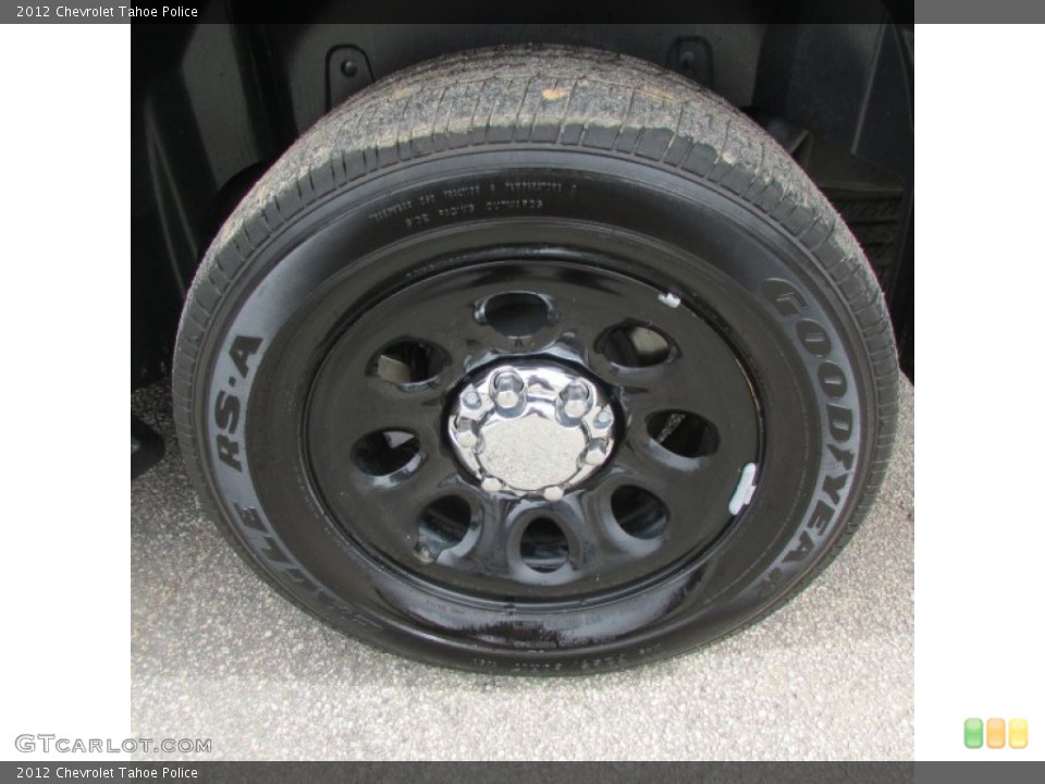 2012 Chevrolet Tahoe Police Wheel and Tire Photo #102384710