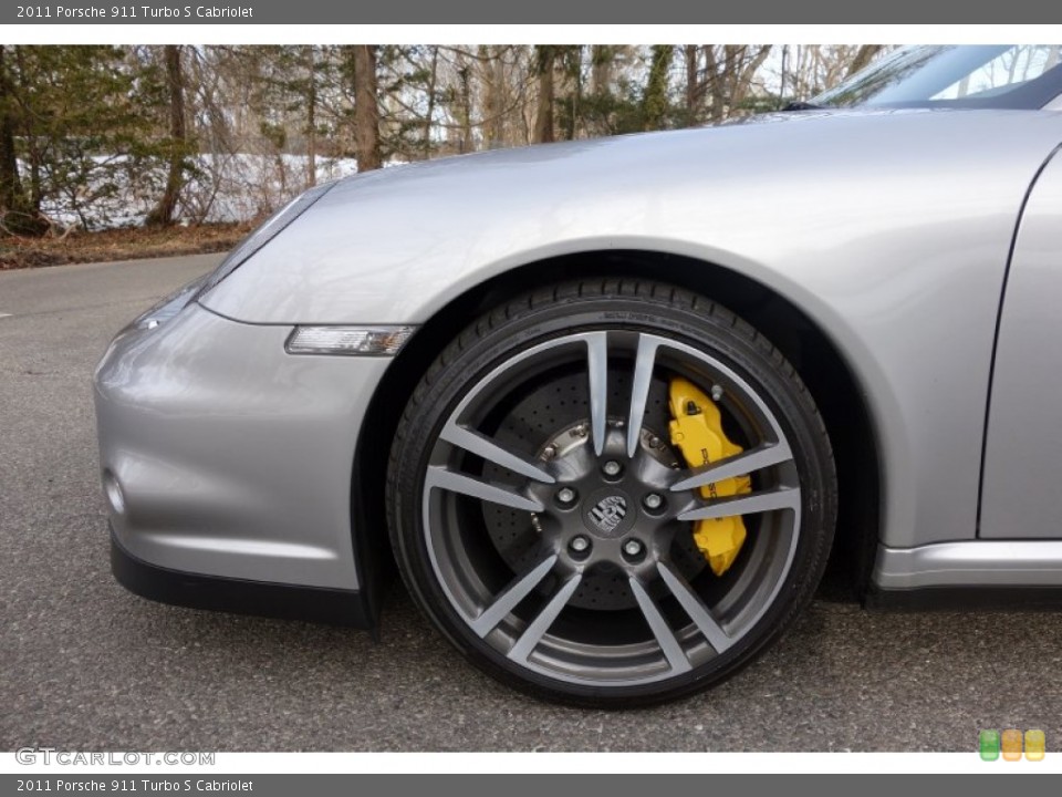 2011 Porsche 911 Turbo S Cabriolet Wheel and Tire Photo #102388115