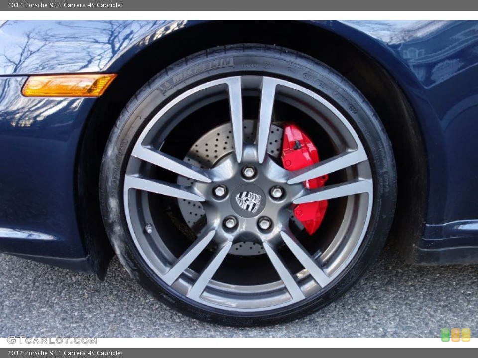 2012 Porsche 911 Carrera 4S Cabriolet Wheel and Tire Photo #102388658