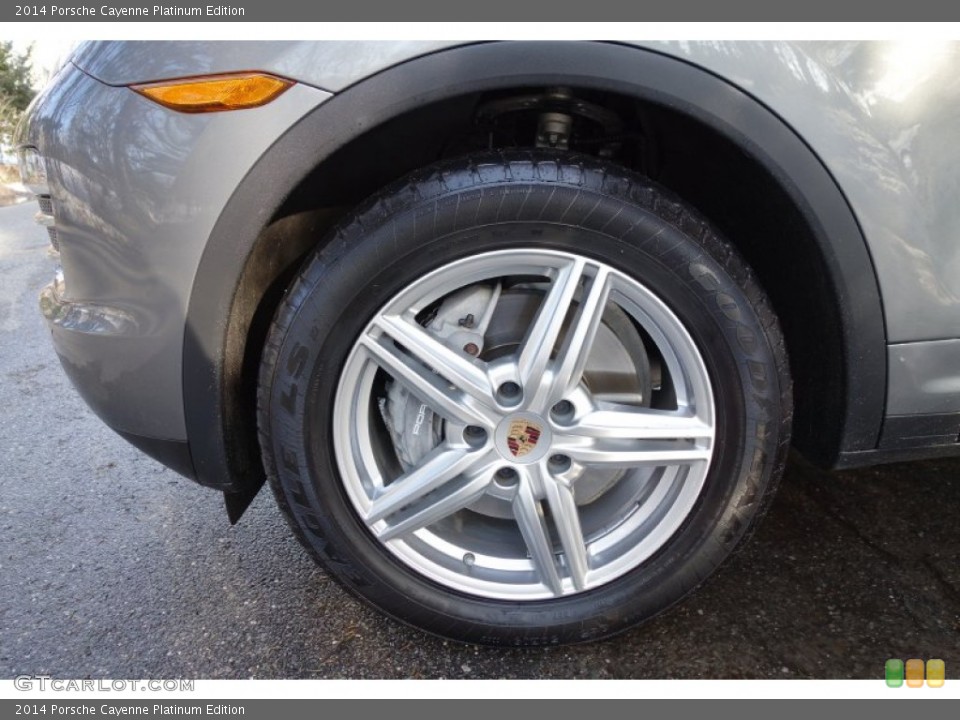 2014 Porsche Cayenne Platinum Edition Wheel and Tire Photo #102390173