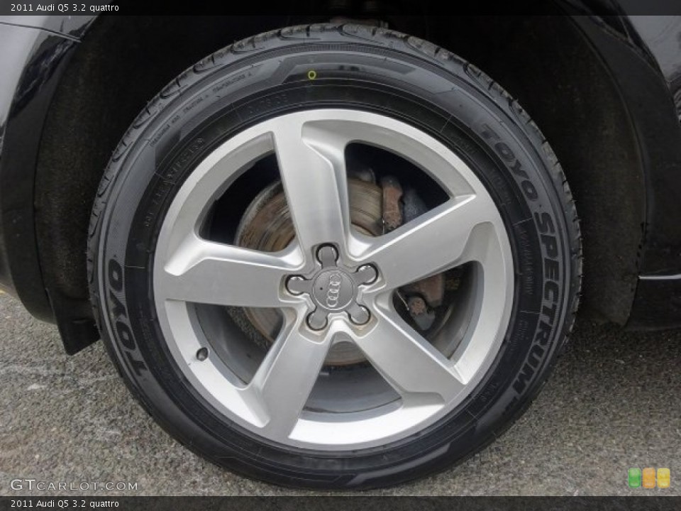 2011 Audi Q5 3.2 quattro Wheel and Tire Photo #102405047