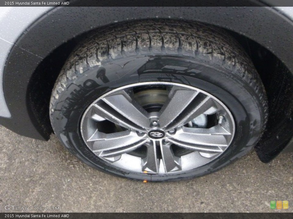 2015 Hyundai Santa Fe Limited AWD Wheel and Tire Photo #102424045