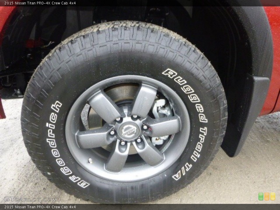 2015 Nissan Titan PRO-4X Crew Cab 4x4 Wheel and Tire Photo #102430018