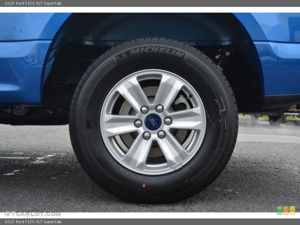 2015 Ford F150 XLT SuperCab Wheel and Tire Photo #102441496