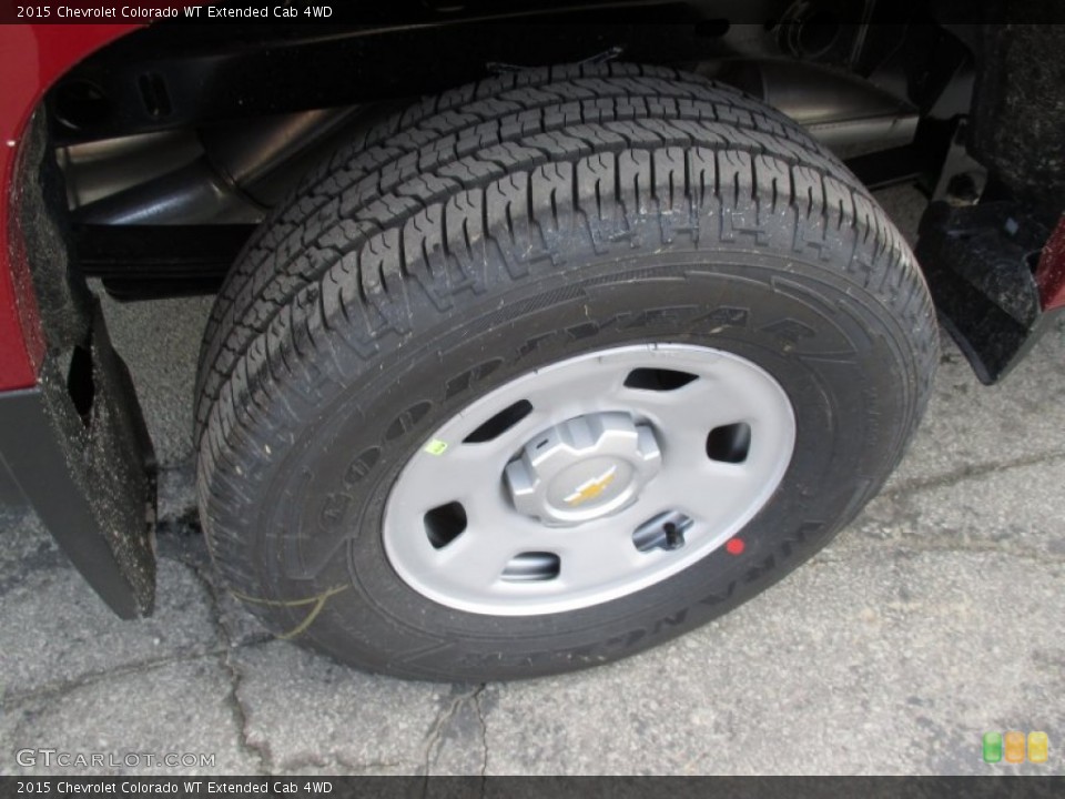 2015 Chevrolet Colorado WT Extended Cab 4WD Wheel and Tire Photo #102447550